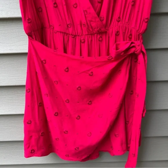 Anthropologie ett:twa Romper Embroidered Pink Women's Size S - Picture 5 of 16